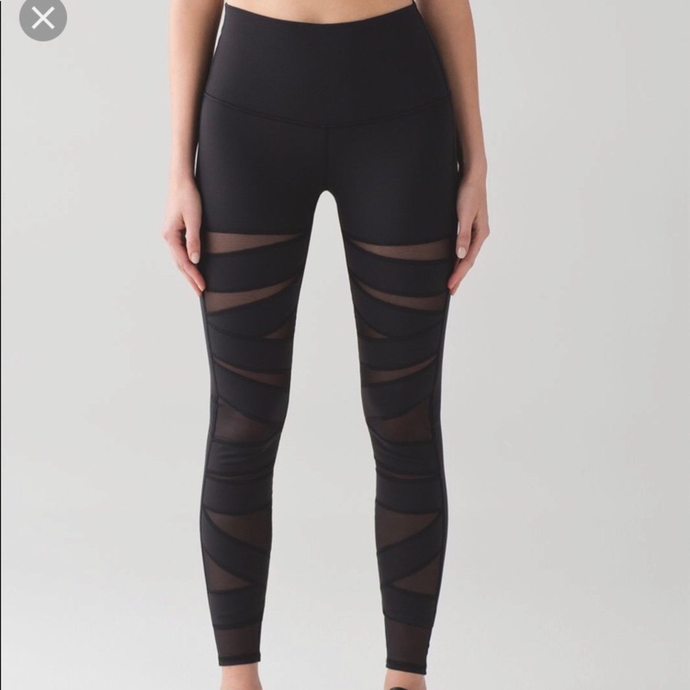 Lululemon Wunder Under Pant (Hi-Rise) (Tech Mesh)